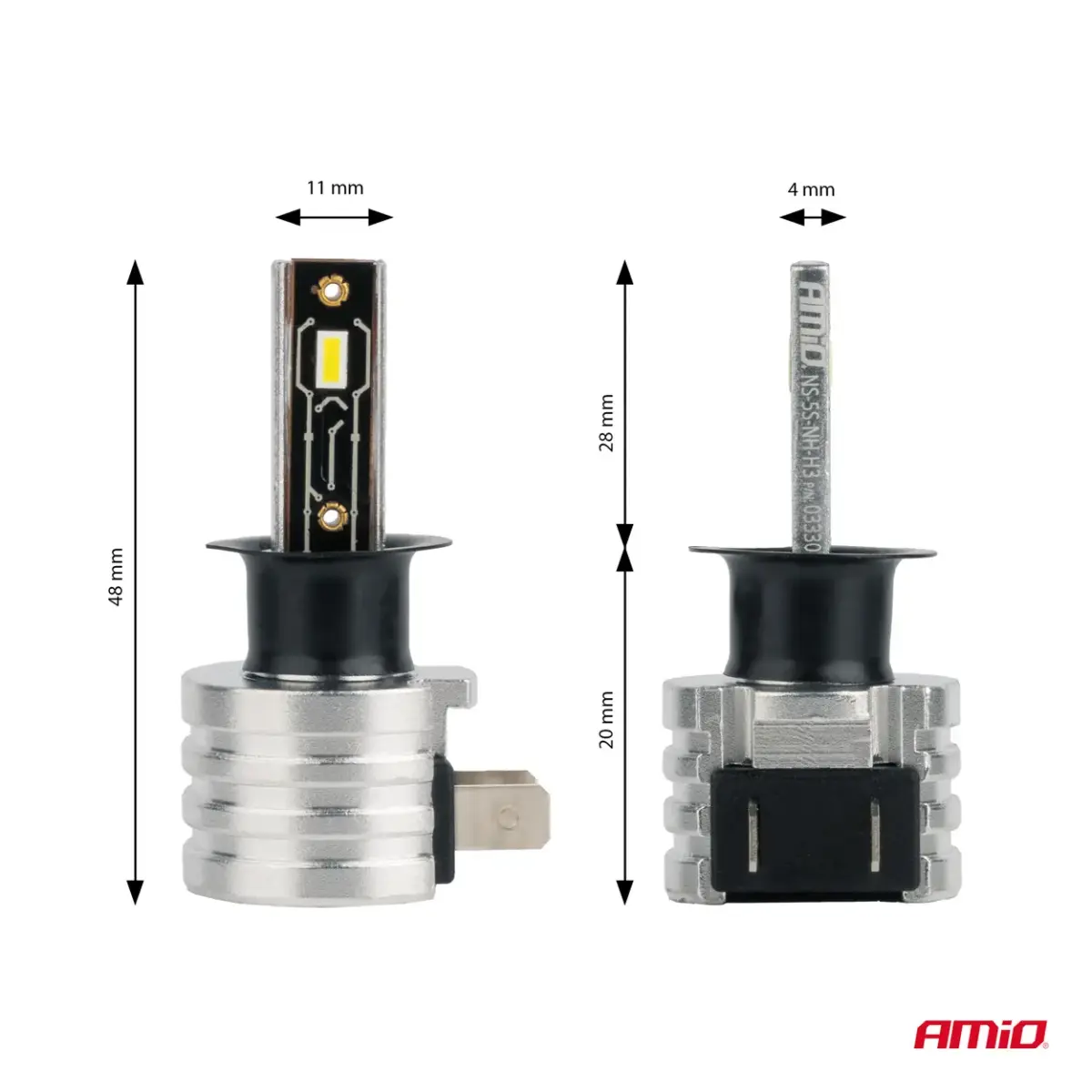 LED Headlights H-mini Series H3 AMiO-03330
