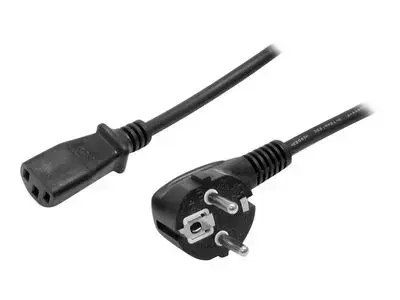 StarTech.com 6 ft 2 Prong European Power Cord for PC Computers - Schuko CEE7 Euro Plug to IEC320 C13 Power Cable (PXT101EUR) - power cable - IEC 60320 C13 to CEE 7|7 - 1.8 m