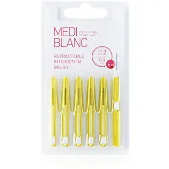 MEDIBLANC Mezizubní vysouvací kartáčky 0,5 mm 6.0ks