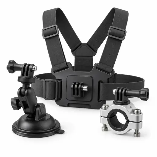 Sports camera mounts and accessories