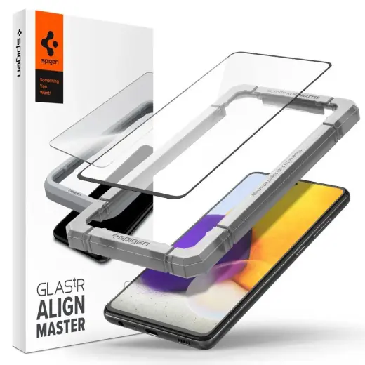 TEMPERED Spigen ALM GLASS FC GALAXY A52 | A52S BLACK