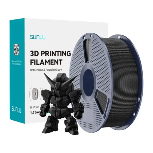 Sunlu PLA+ 2.0 Filament (Black)