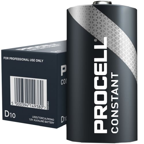 Duracell MN 1300 PROCELL Constant D (LR20) MINIMĀLAIS PASŪTĪJUMS 10GB.