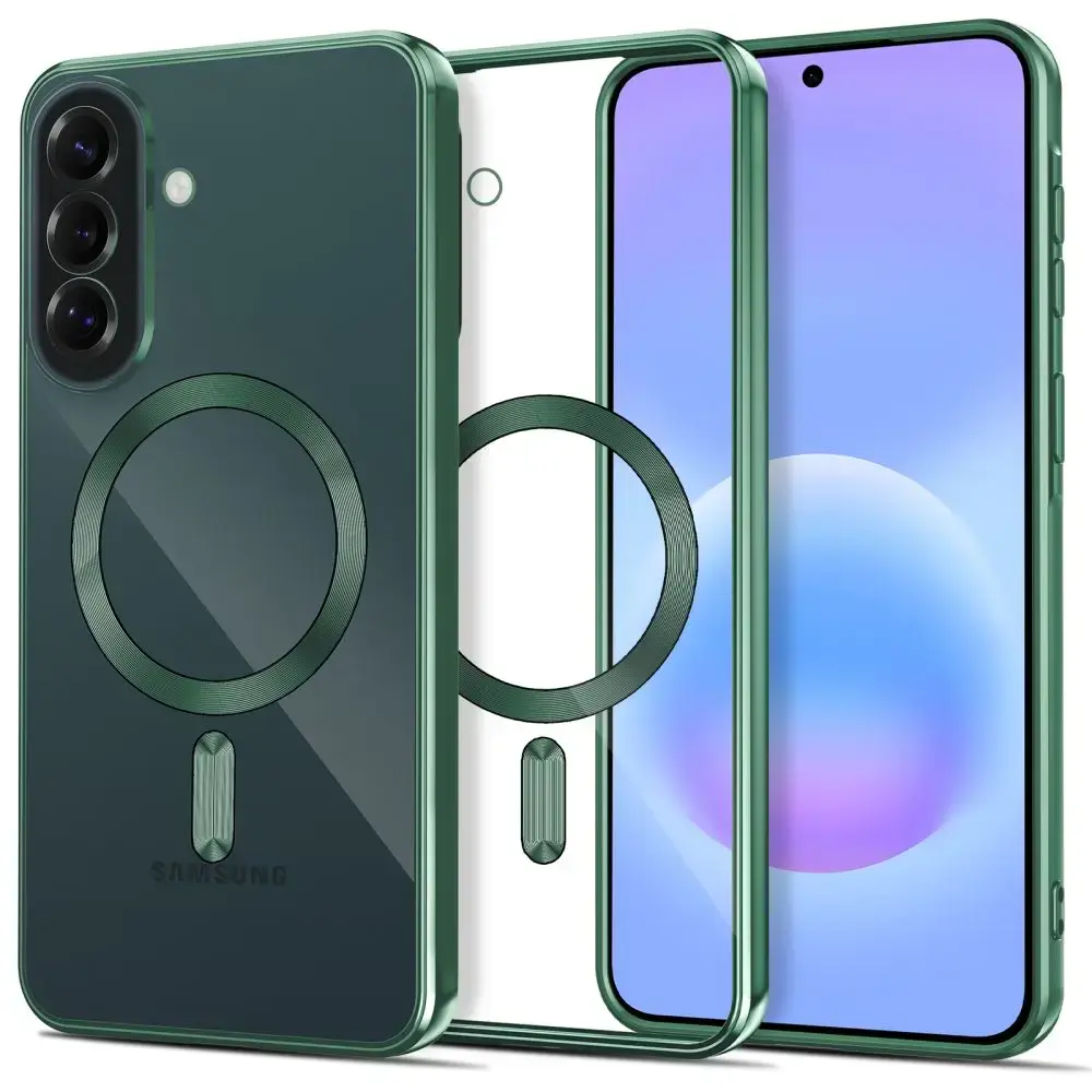 Tech-Protect MagFlex maciņš ar MagSafe atbalstu telefonam Samsung Galaxy A37 (A376) zaļš