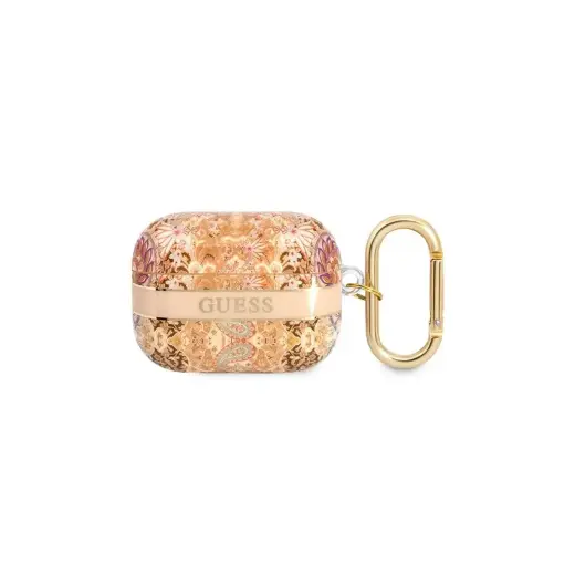 Guess case for Airpods Pro GUAPHHFLD gold Paisley
