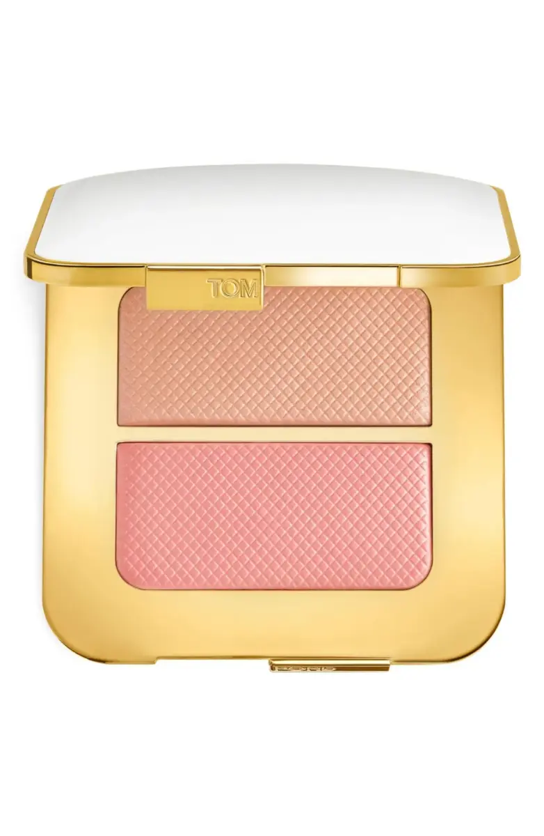 Tom Ford, Soleil Sheer, Illuminating, Blush Highlighter Compact, 02, Eclat Nu, 2 Shades, 4.4 g