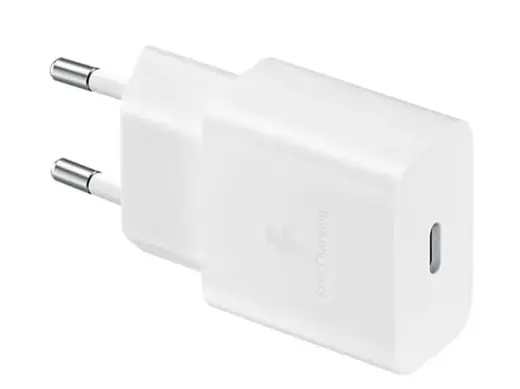 Samsung EP-T1510EWE travel charger | 15W | USB-C | with USB-C to USB-C cable included | white ) (OEM)