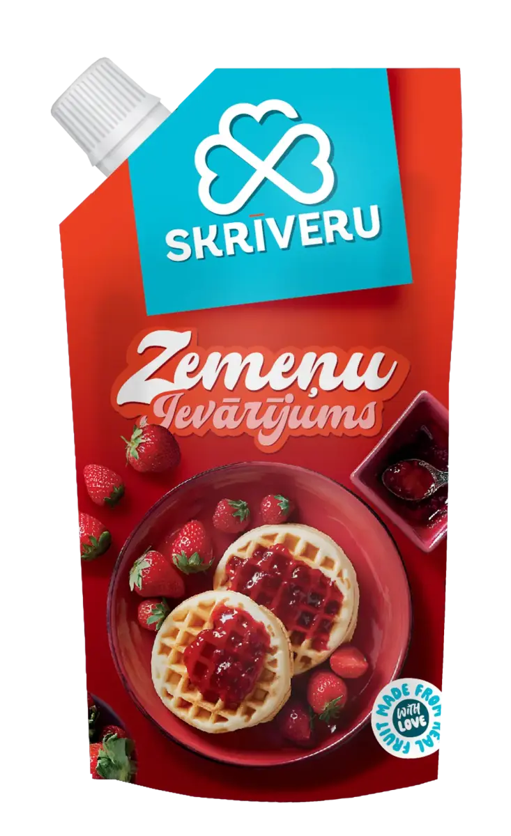 Skrīveru saldumi SKRĪVERU Strawberry infusion, 250g