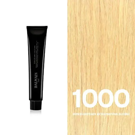 Balmain Professionnel, Couleurs Couture, Permanent Hair Dye, 1000 Superlightener Extra Natural Blonde, 60 ml