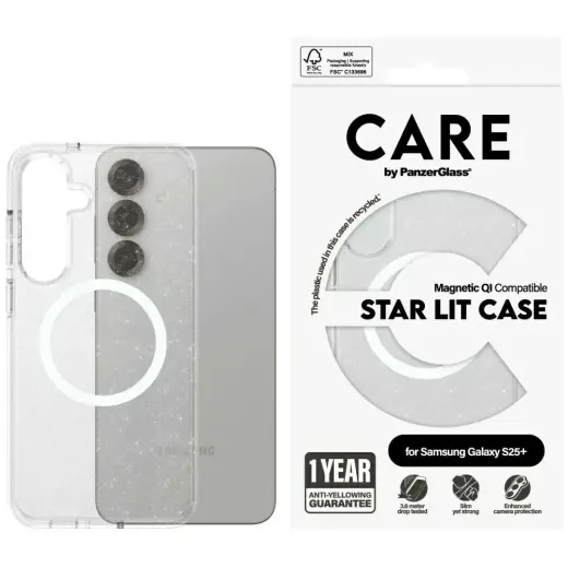 Etui CARE by PanzerGlass Flagship Urban   Combat QI do Samsung Galaxy S25+ biały