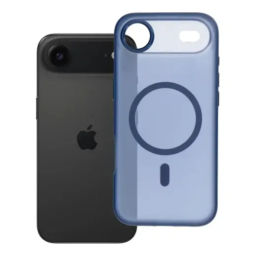 Flexline Mag telefono dėklas su MagSafe palaikymu iPhone 17 Air tamsiai mėlynas