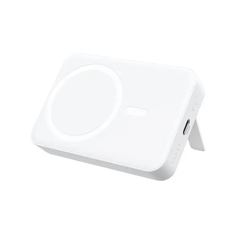 BWOO ārējais akumulators (powerbank) | 10 000 mAh | 20W | Wireless, MagSafe | balts