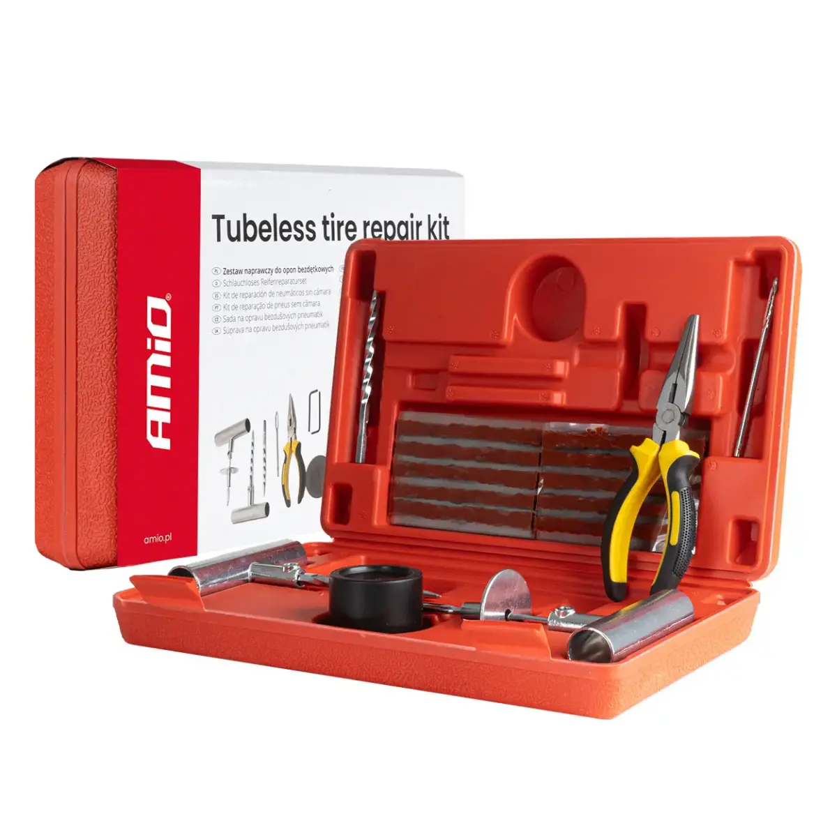 Tubeless tire repair kit 38 pcs AMIO-04693