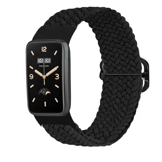 Telcon Braided smartwatch strap for Xiaomi Mi Band 7 Pro | Nylon | black