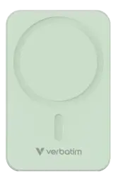 Verbatim Charge n Go ārējais akumulators (powerbank) | 20 000 mAh | MagSafe, Wireless | zaļš