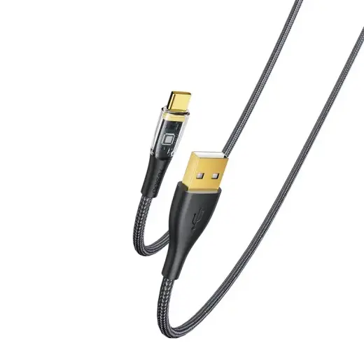 YESIDO CA104 andmeedastus- ja laadimiskaabel | USB-A kuni USB-C | 18W | 1.2m | must