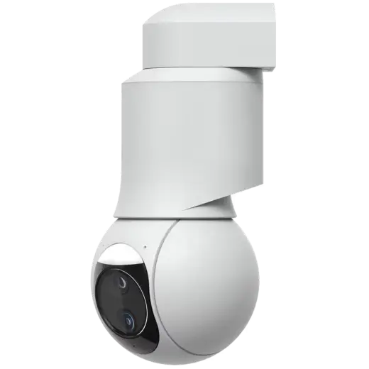 Ubiquiti UVC-G6-PTZ-W All-weather, 4K dual-lens camera with 10x hybrid zoom, 1/1.8" 8MP image sensor, Multi-TOPS AI Engine, and ultra-low latency pan-tilt-zoom control for motion tracking