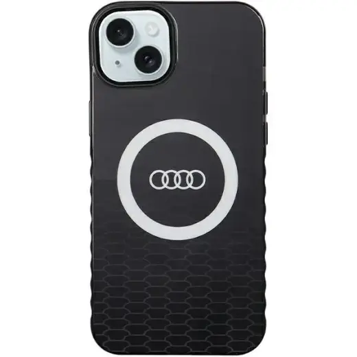 Audi IML Big Logo MagSafe case for iPhone 15 Plus | 14 Plus - black