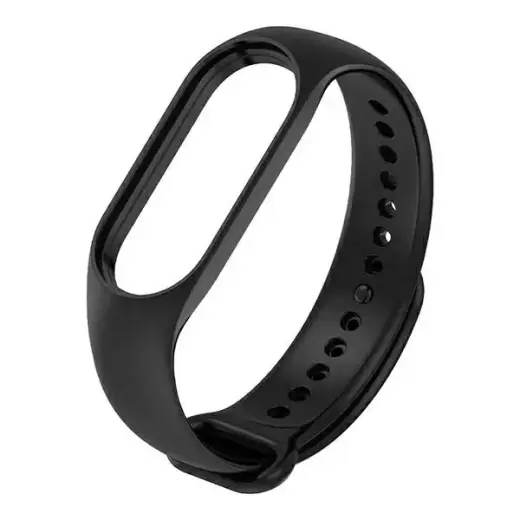 Beline viedpulksteņa siksniņa priekš Xiaomi Mi Band 5/6/7 | silikons | melna