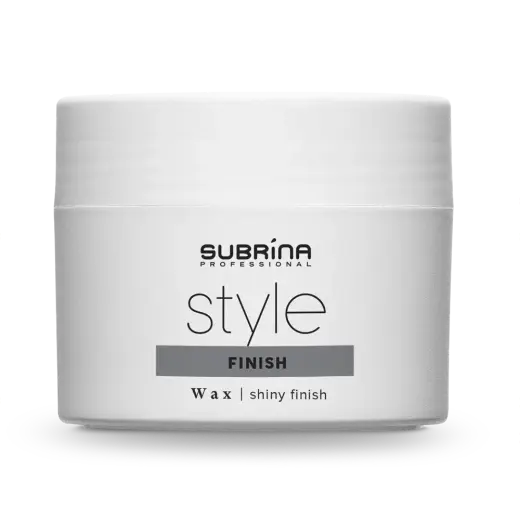 Subrina Professional, Style Finish, Hair Styling Wax, Shiny Finish, Flexible Hold, 100 ml