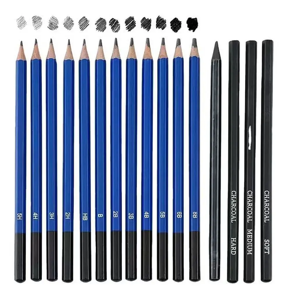 Sketching Drawing Set Pencils Case 37in1 KP-C72B