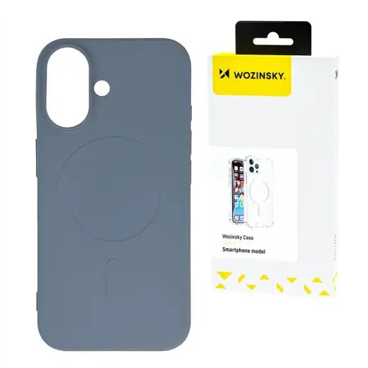 Wozinsky Silicone maciņš ar MagSafe atbalstu telefonam Samsung Galaxy S24 FE (S721) pelēks