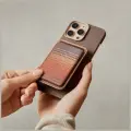 Magnetic wallet PITAKA Woven Wallet MagSafe for phone sunset Photo