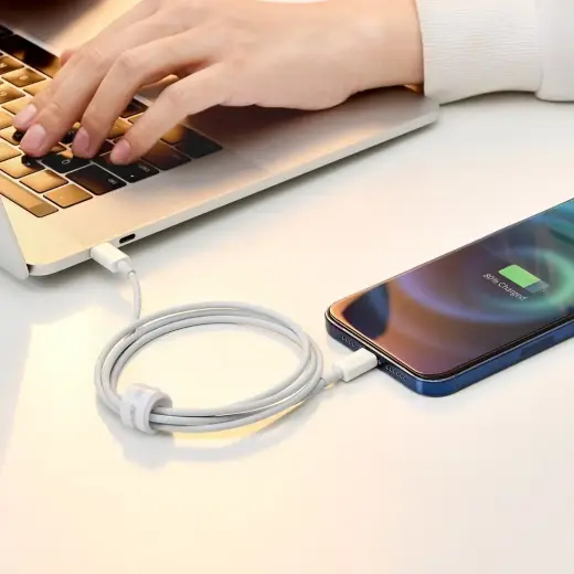 Baseus CALYS-B02 data transfer and charging cable | USB-A to Lightning | 12W | 1.5m | white