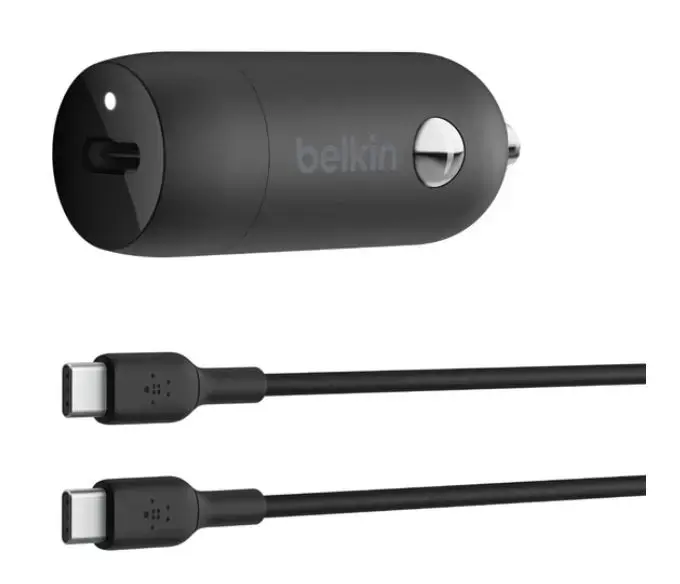 Car charger 30W PD PPS + cable usb-c