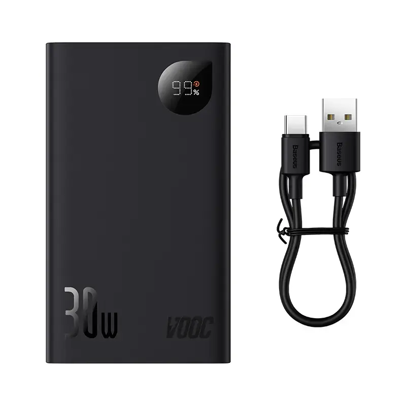 Powerbank Baseus Adaman 2, 20000mAh, 30W, 3xUSB, USB-C (black)