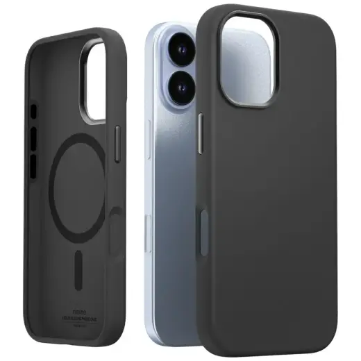 Araree Typo Skin M maciņš ar MagSafe atbalstu telefonam iPhone 17 melns
