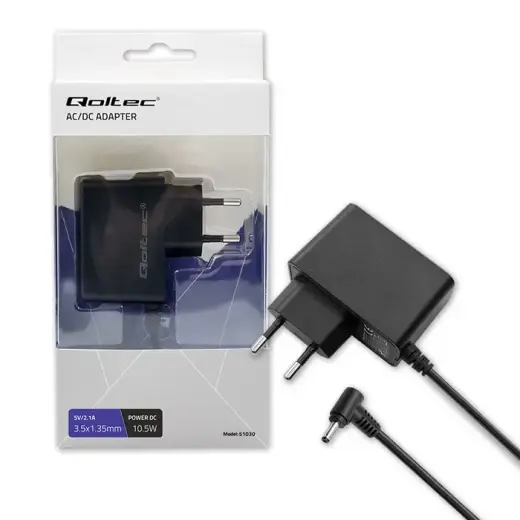 Qoltec Plug-in power supply 10.5W | 5V | 2.1A | 3.5*1.35