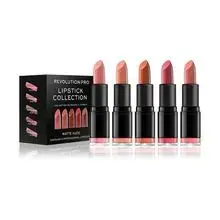 Matte Nude Lipstick Collection (5 pcs) - Set of five lipsticks