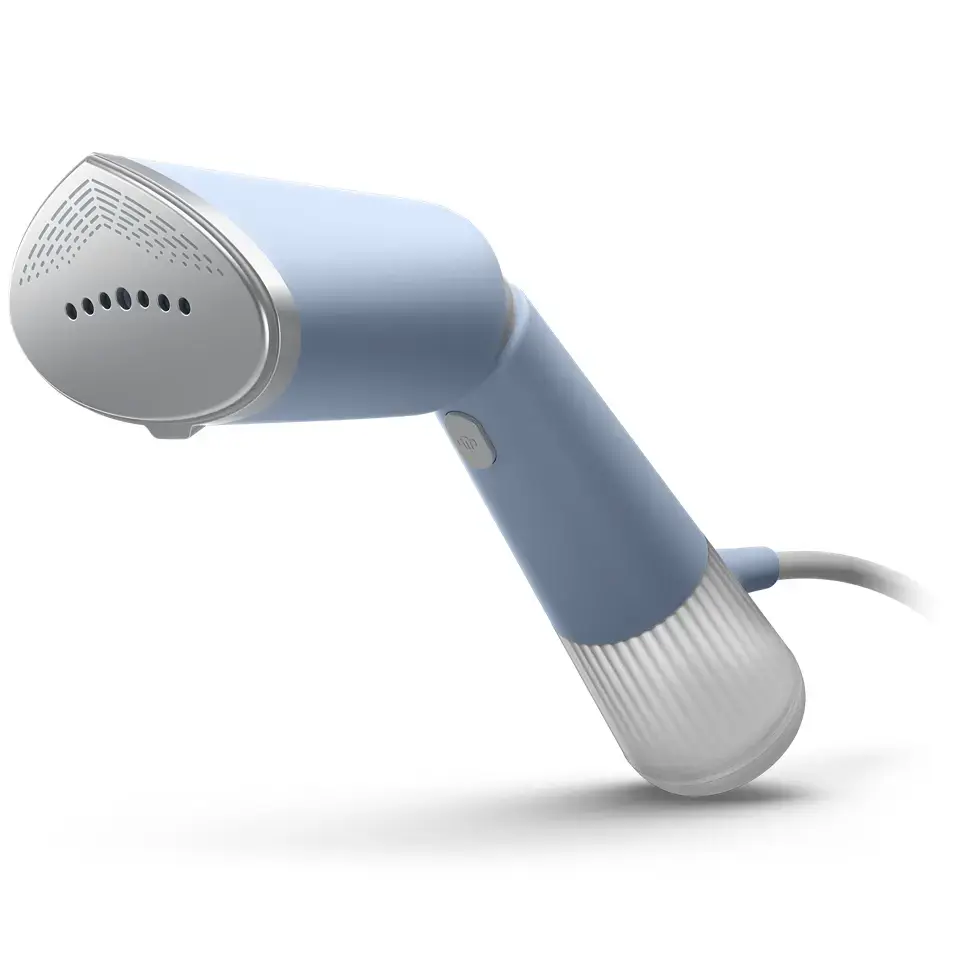 PHILIPS handheld steam iron, 1400W, light blue