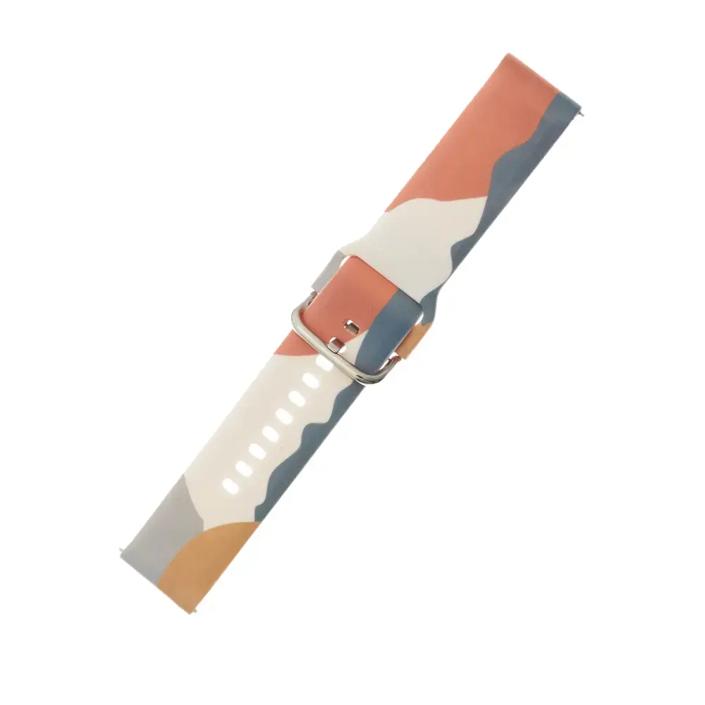 Moro viedpulksteņa siksniņa priekš Samsung Galaxy Watch (40/41/42/43/44 mm) | silikons | daudzkrāsaina