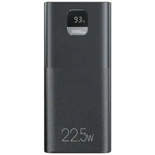 USAMS Powerbank PB68 30000mAh 20W PD+QC 3.0 Fast charging Digital Display black XY 30KCD19101 (US-CD191)