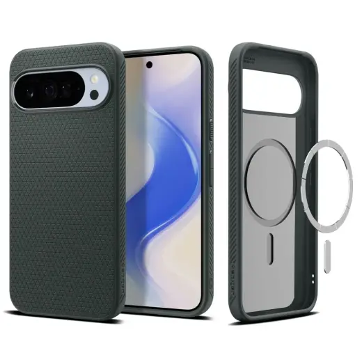 Etui Spigen Liquid Air MAG MagSafe do     Google Pixel 10 Pro XL zielony
