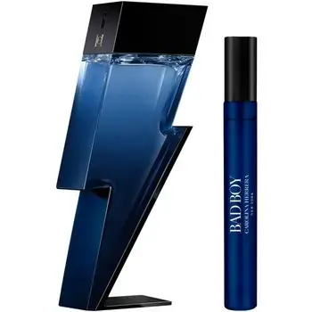 Carolina Herrera Bad Boy Cobalt Electrique Dárková set EDP 100 ml and miniature EDP 10 ml