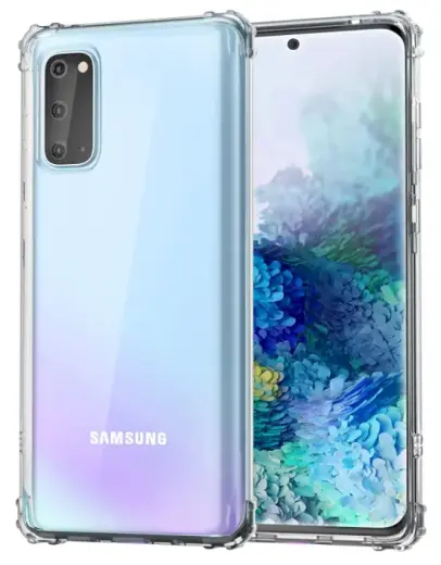 Fusion Anti Shock 0.5 mm Silikona Aizsargapvalks Priekš Samsung G980 Galaxy S20 Caurspīdīgs