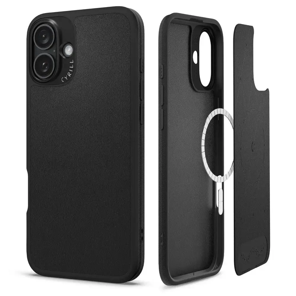 Spigen Cyrill Kajuk Mag MagSafe iPhone 16 Case - Black