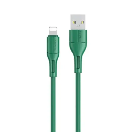 USAMS U68 SJ500USB04 data transfer and charging cable | USB-A to Lightning | 10W | 1m | green