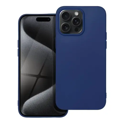 Soft maciņš telefonam iPhone 15 Pro Max zils
