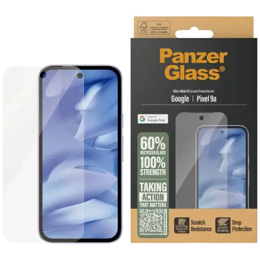 Szkło hartowane PanzerGlass Ultra-Wide    Fit do Google Pixel 9a 5G