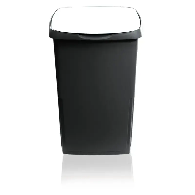 Waste bin Eco Solution 45L 37x36x53.5cm dark grey/white