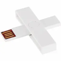 ID karšu lasītājs +ID eID/Smart Card White USB