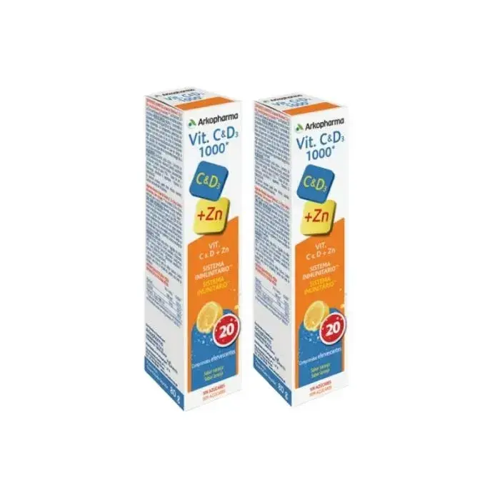 Arkopharma Vitamin C and D3 1000mg