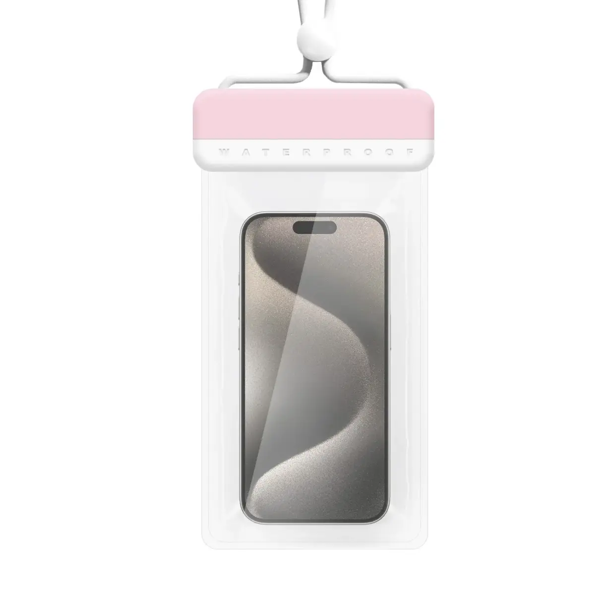 Waterproof Case - Type 3 pink-white (230x118 mm)