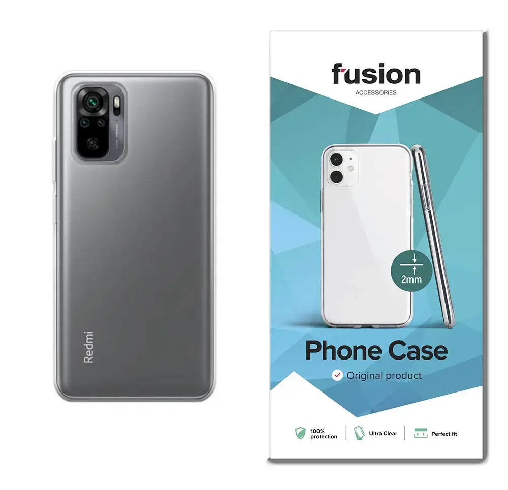 Fusion ultra clear series 2 mm silikona aizsargapvalks Apple iPhone 13 caurspīdīgs (EU Blister)