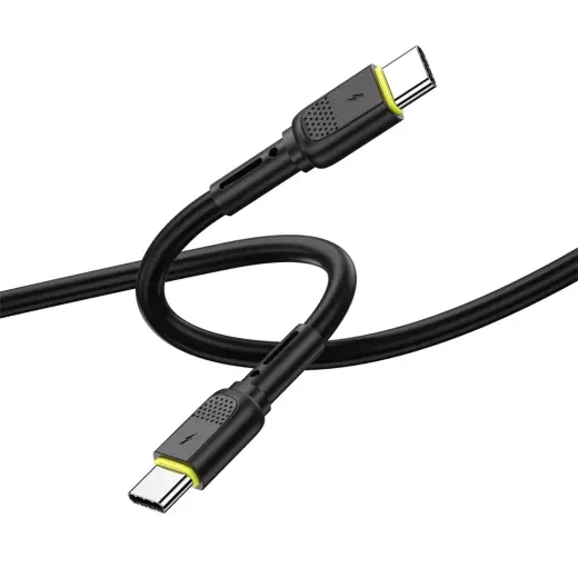 WIWU Wi-C034 data transfer and charging cable | USB-C to USB-C | 60W | black