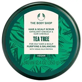 The Body Shop Tea Tree Purifying & Balancing Hair & Scalp Scrub ( mastné vlasy a pokožka hlavy ) - Čisticí a vyrovnávající peeling 240ml
